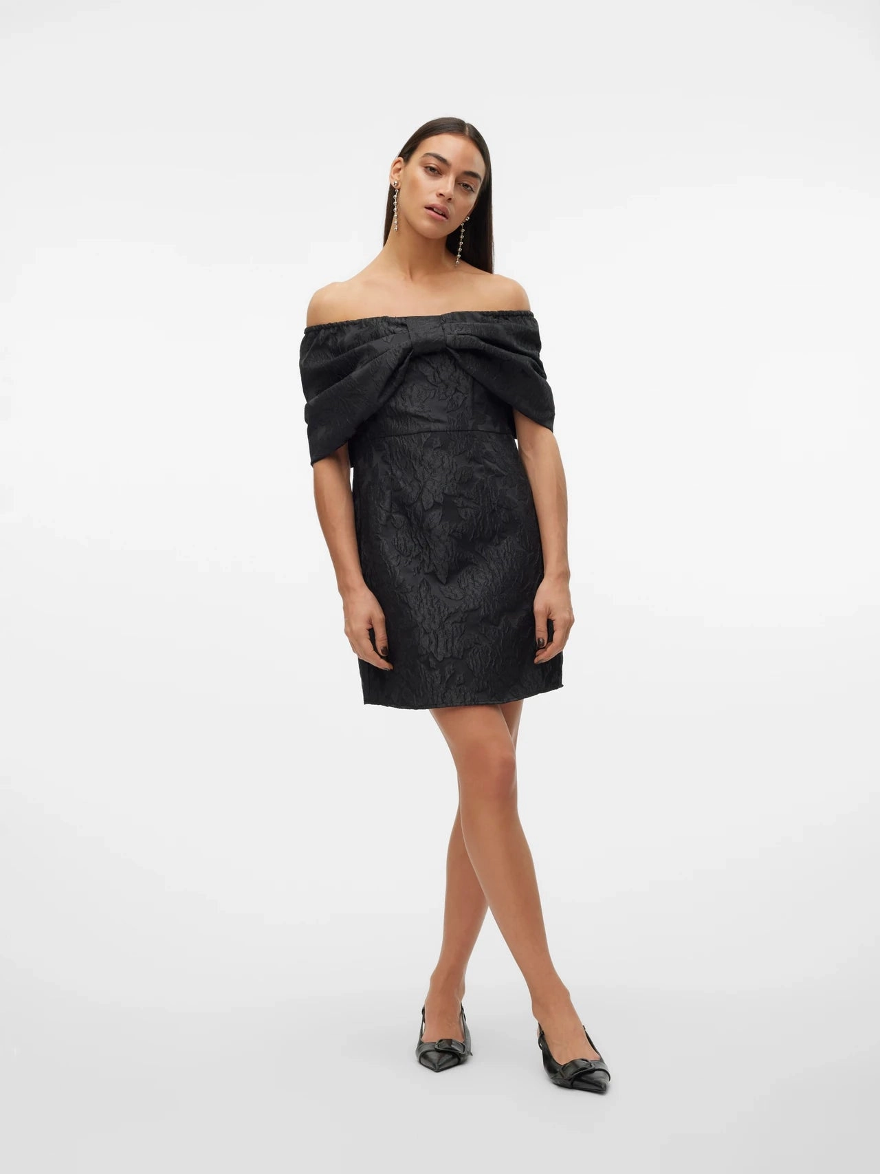 Bow Party Dress Light Pink Mini Dress