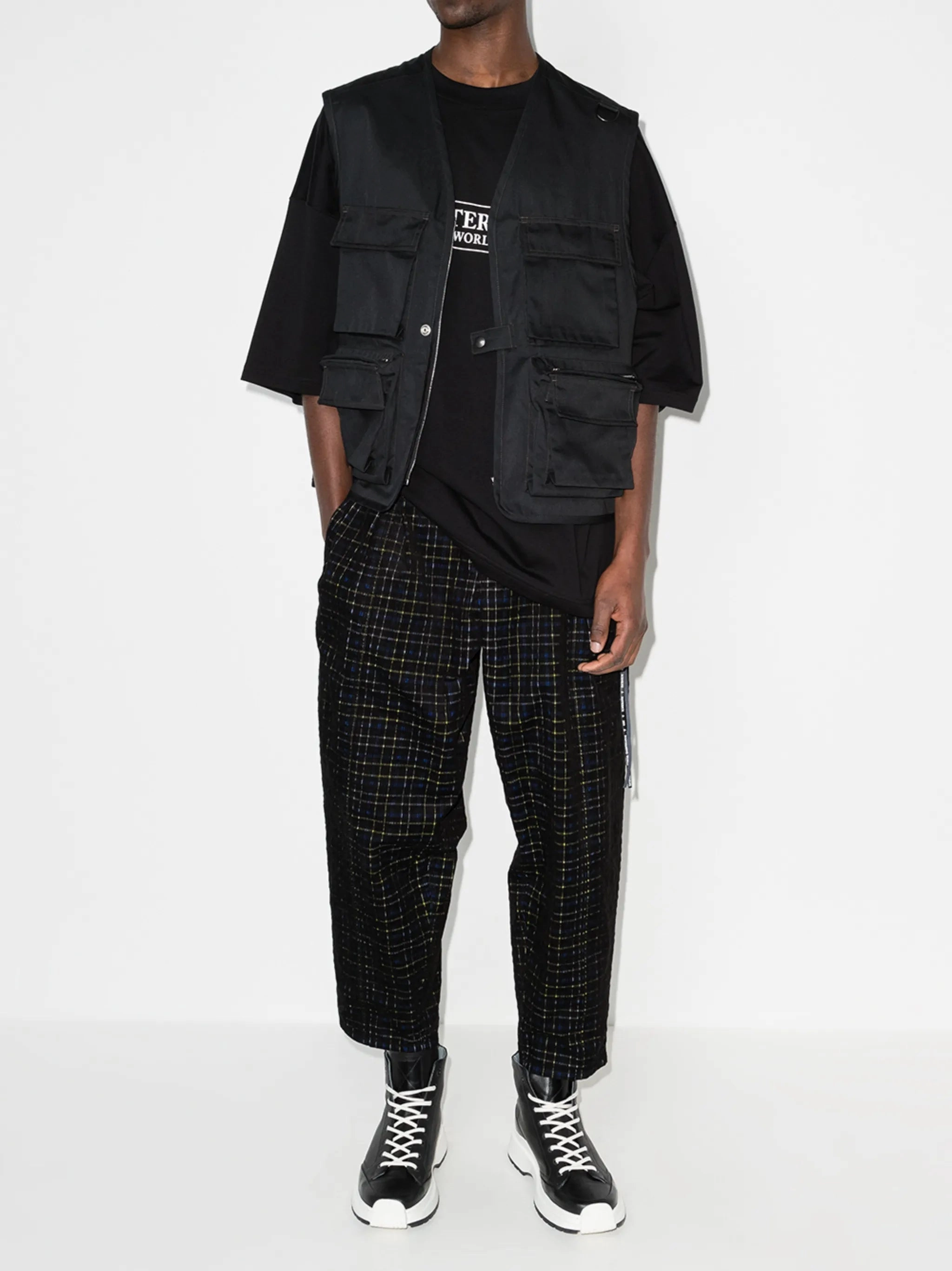 Off The Shoulder T Shirts Box Logo oversized T-shirt