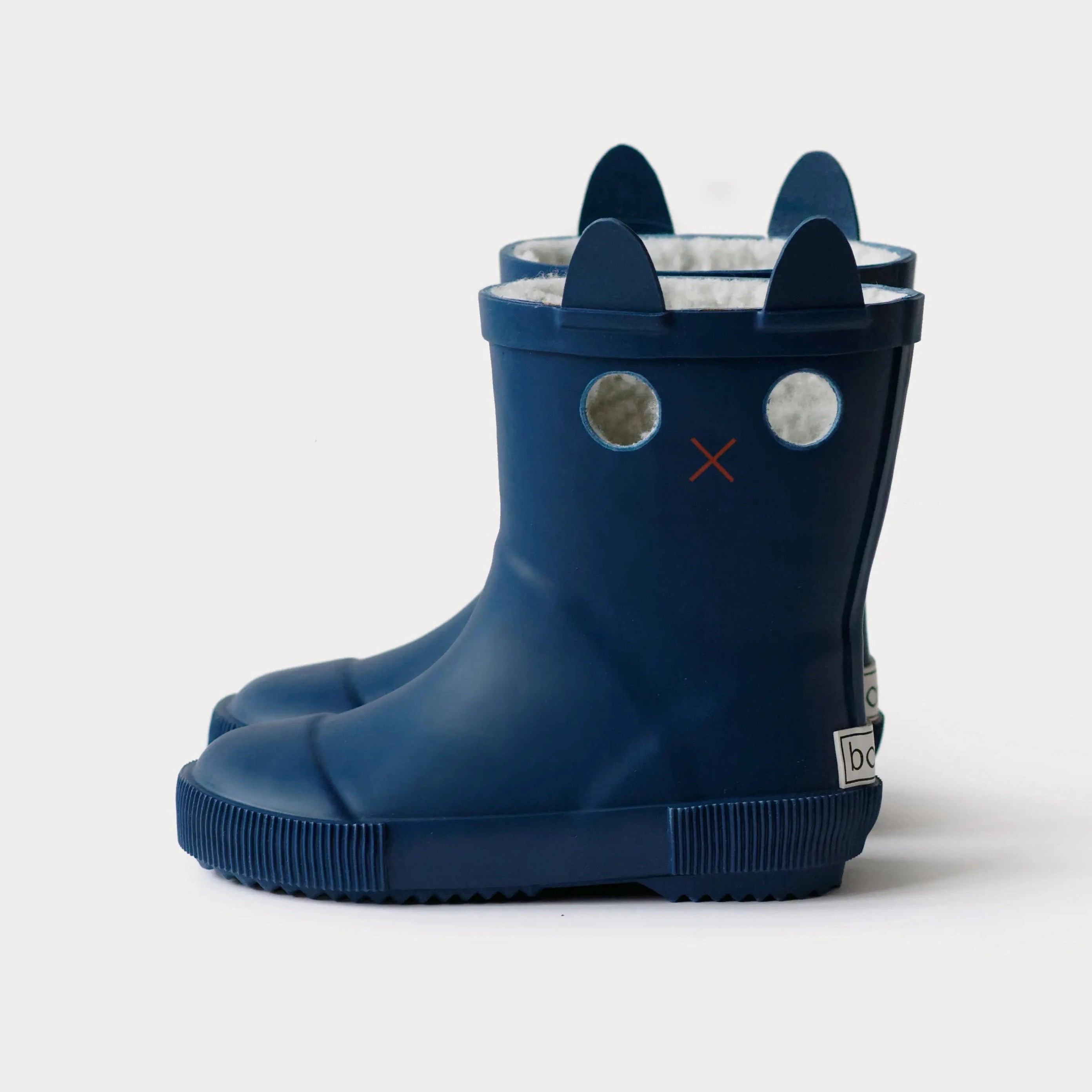 BOXBO Kids LookiCat Blue Winter Rain Boots with Fur Difference Between Composite Toe And Steel Toe Boots