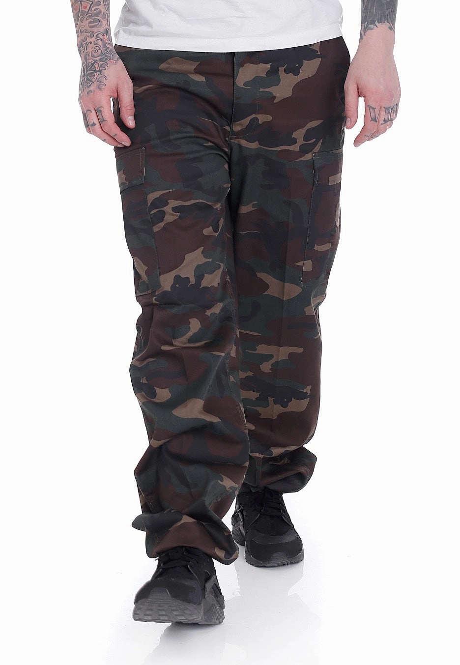Different Types Of Cargo Pants Brandit - US Ranger Woodland - Pants