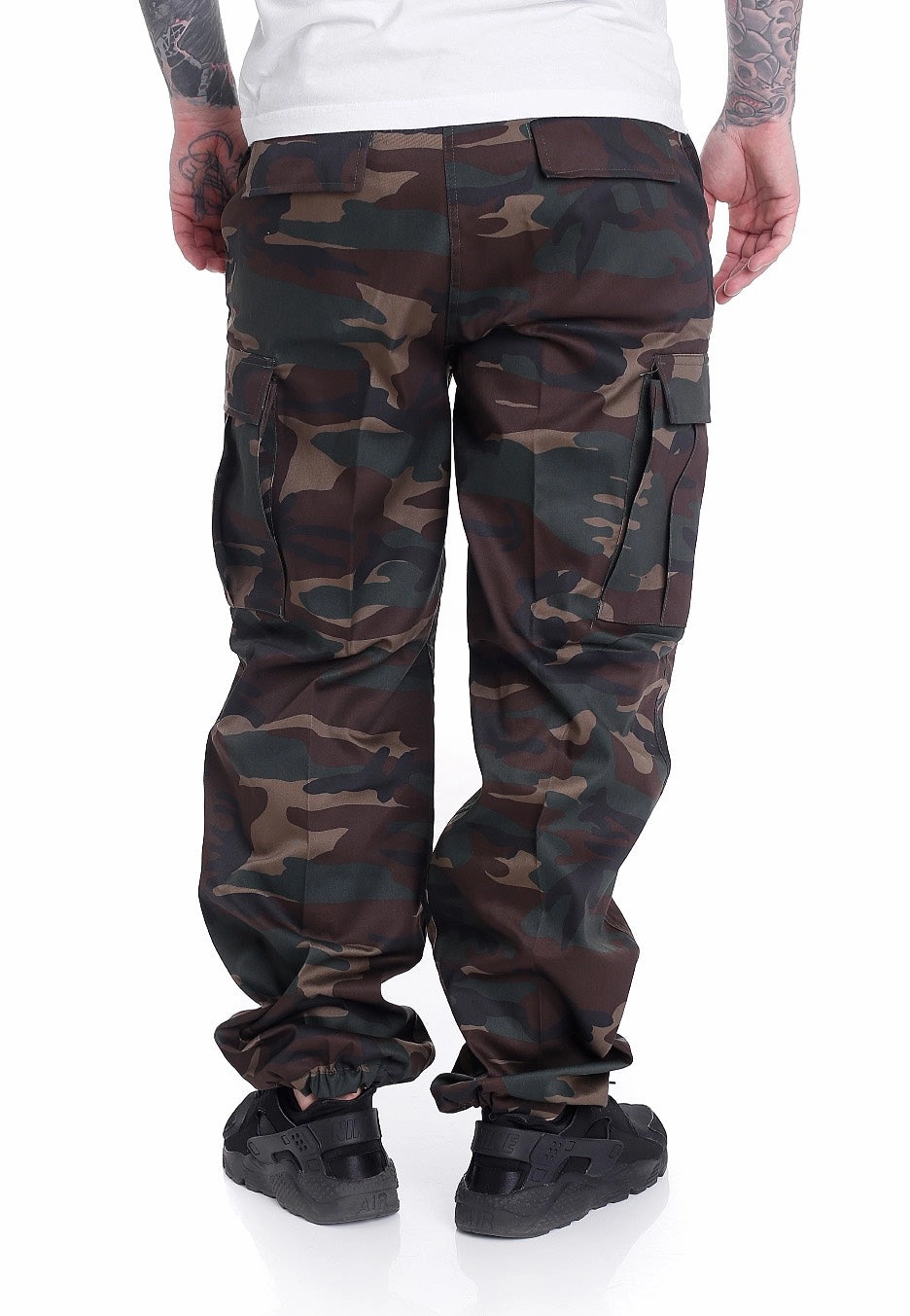 Baggy Zip Off Cargo Pants Brandit - US Ranger Woodland - Pants