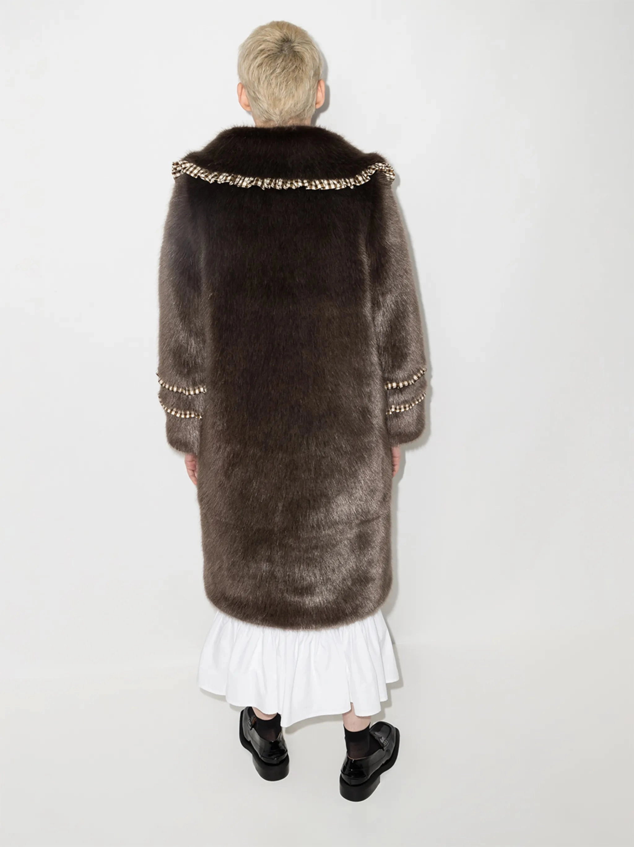 Brandy faux-fur coat Men Arctic Coats
