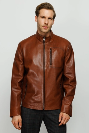 Style Of Jackets The Blanchard Brown Leather Men Jacket