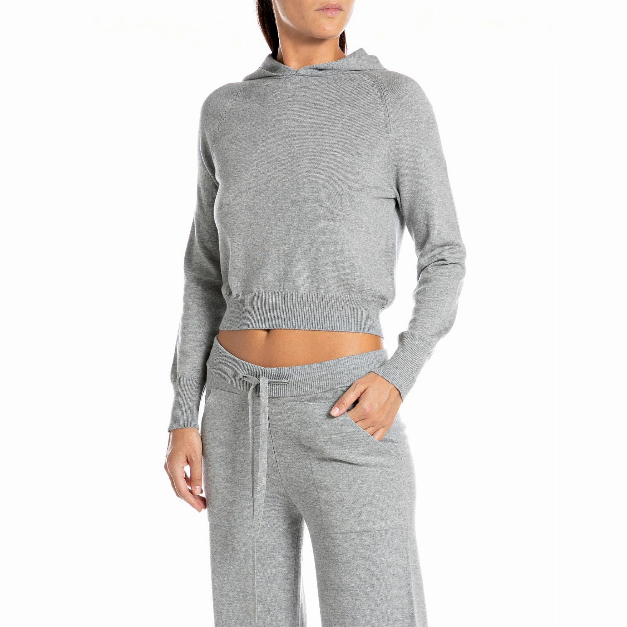 Replay Women's Cotton Blend Knitwear Traditional Knitwear