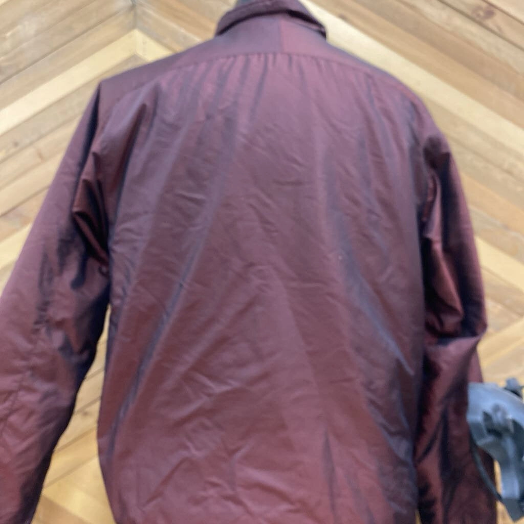 Logo Winter Jackets Outdoor Research - Men's Jacket - MSRP $350: Black/Maroon-men-MD
