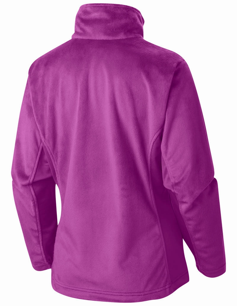 Columbia Women Purple Hotdots II Full Zip Mtb Rain Jackets