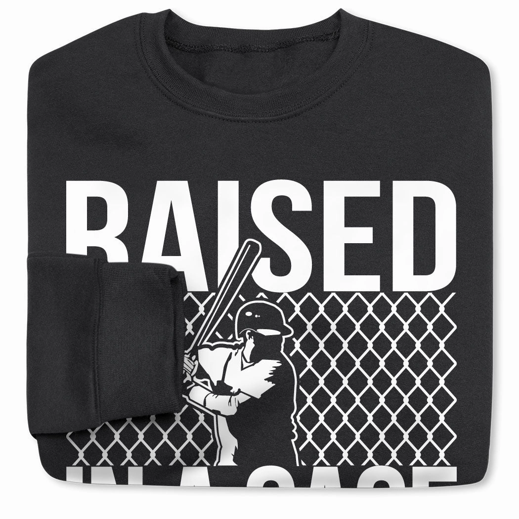 Baseball Crewneck Sweatshirt - Raised in a Cage Gojo Sweatshirts