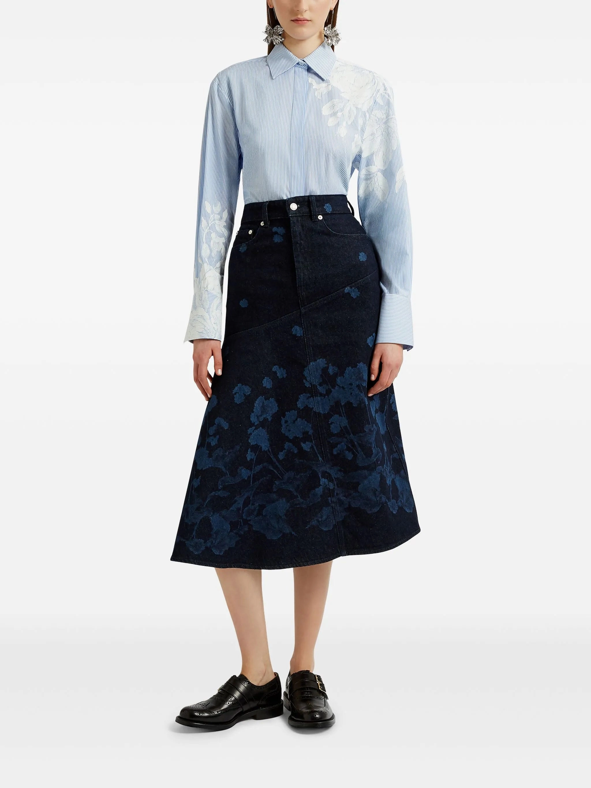 draped midi skirt Sage Prom Dress