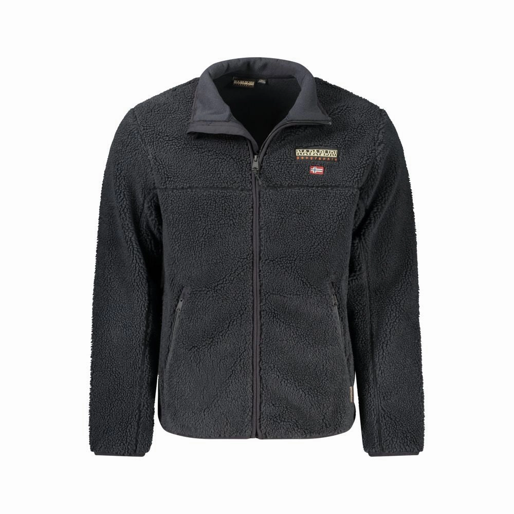 Napapijri Black Polyester Jackets & Coat Lightweight Dress Jackets