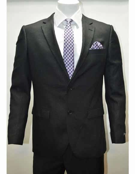 Coats London Uk Men's Linen 2 Button Cheap Priced Designer Fashion Dress Casual Blazer For Men On Sale Side Vent Black Jacket Sportcoat Blazer