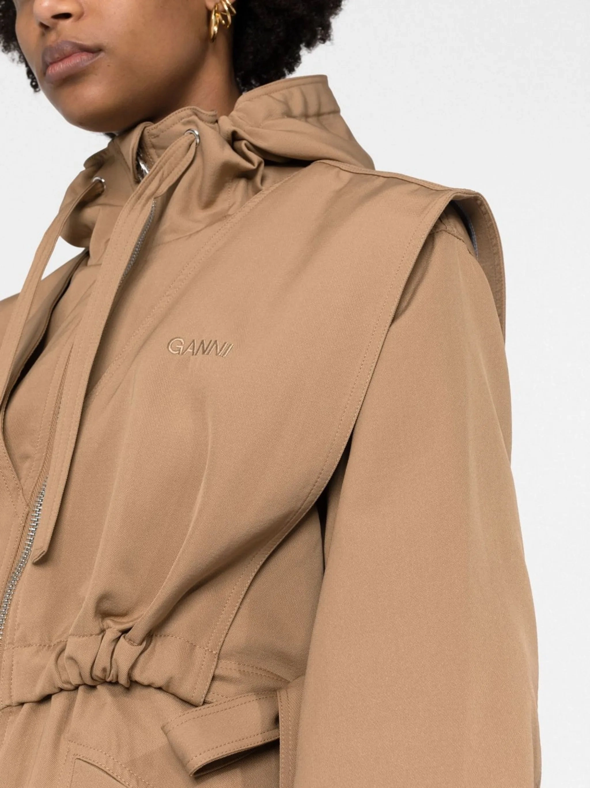 drawstring hooded coat Shearling Coats In Pennsylvania