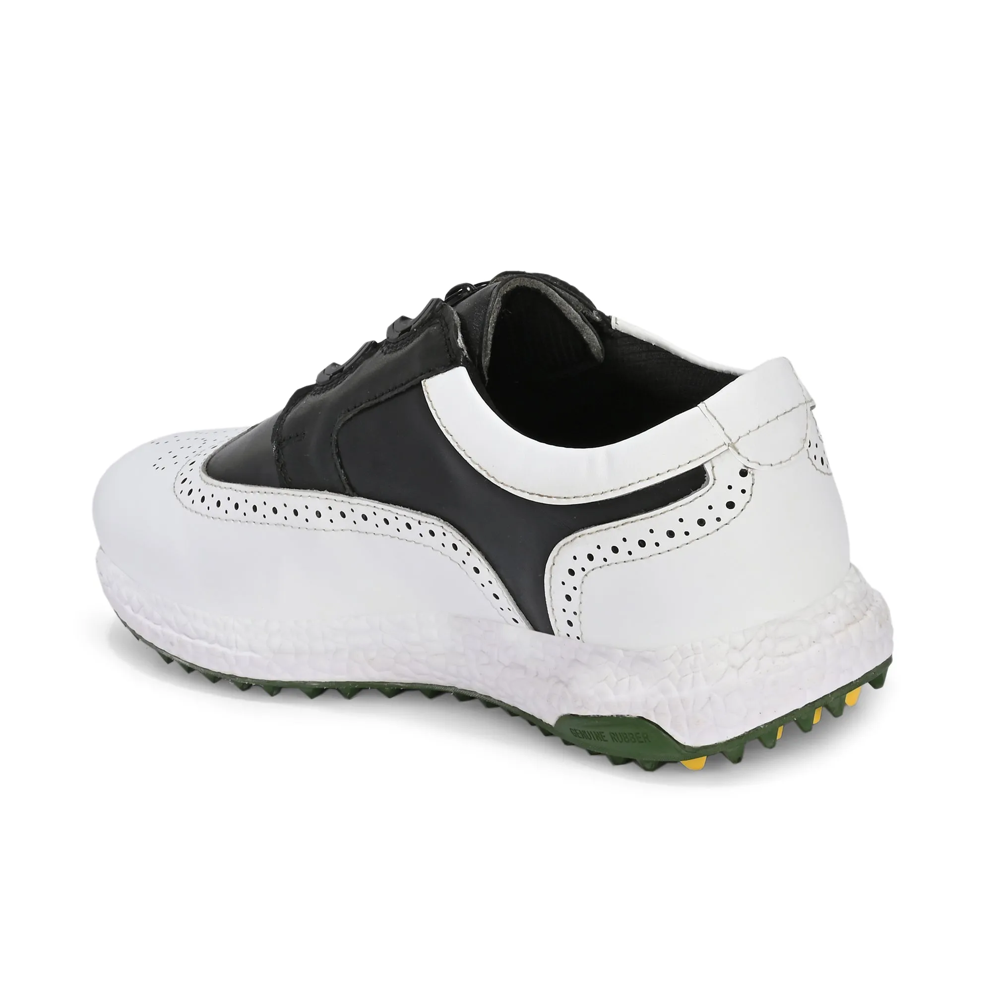 Brogue Spikeless Easy-Go White Black-Golf Shoes Waterproof Shoe Cover For Rain
