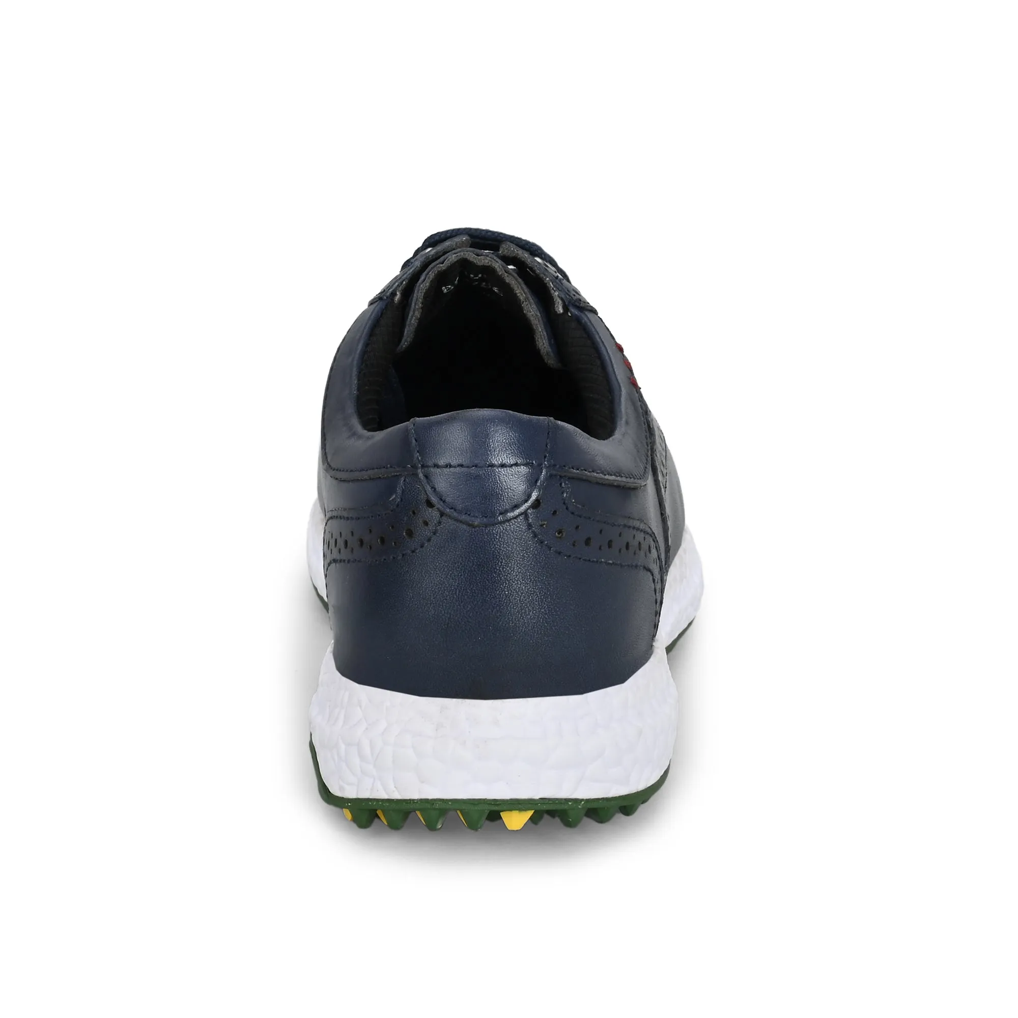 Waterproof Shoes For Slip On Brogue Spikeless Navy-Golf Shoes