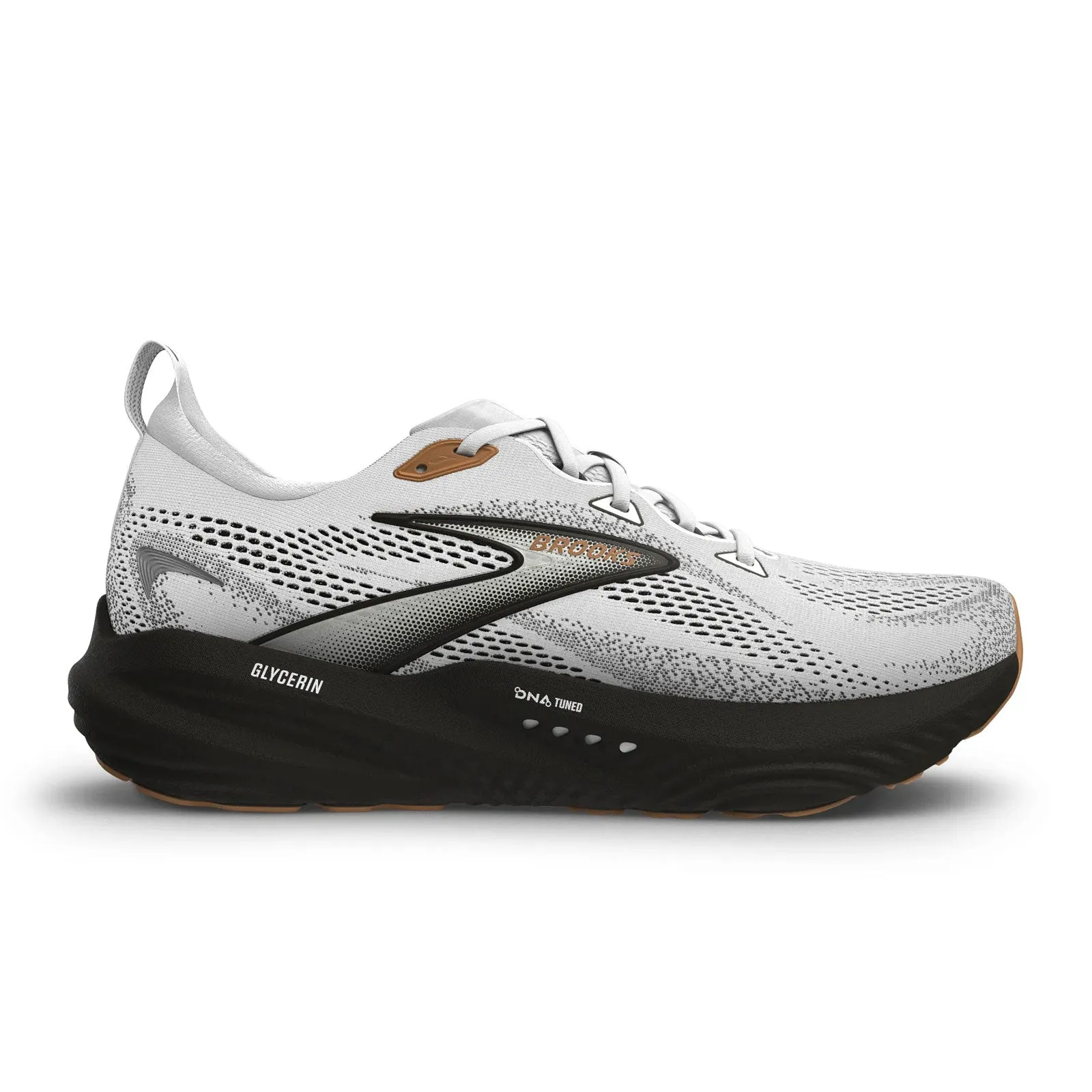 Brooks Glycerin 22 Running Shoe (Men) - White/Grey/Black Running Shoes For Couch To 5k