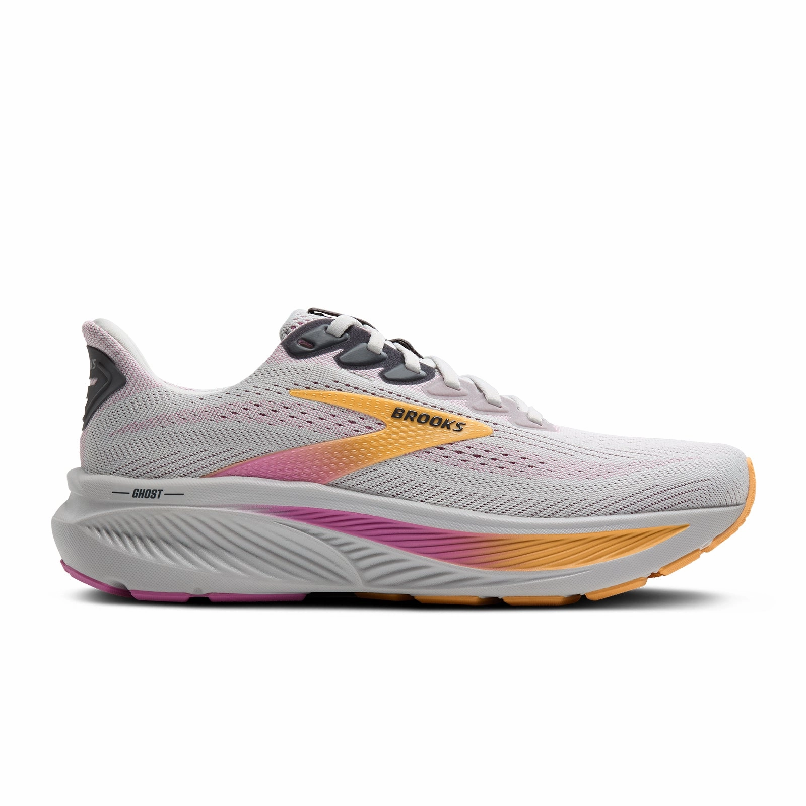 Launch 10 Running Shoe Brooks Ghost 17 Running Shoe (Women) - Oyster/Apricot/Pink
