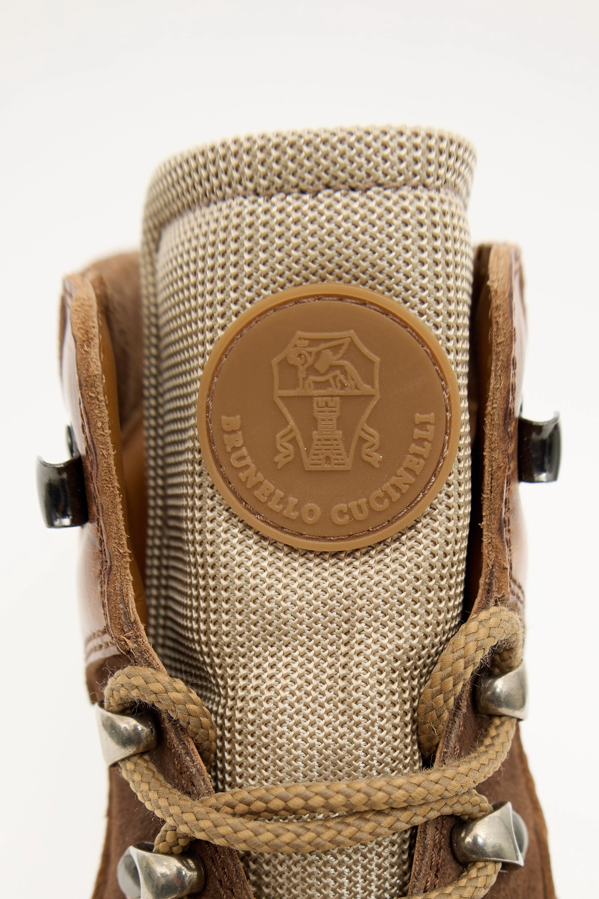 Hiking Boot Gaiters Brown Leather Hiking Boot