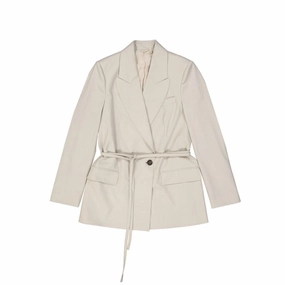 Primark Coats Jackets Brunello Cucinelli Beige Elastane Coat