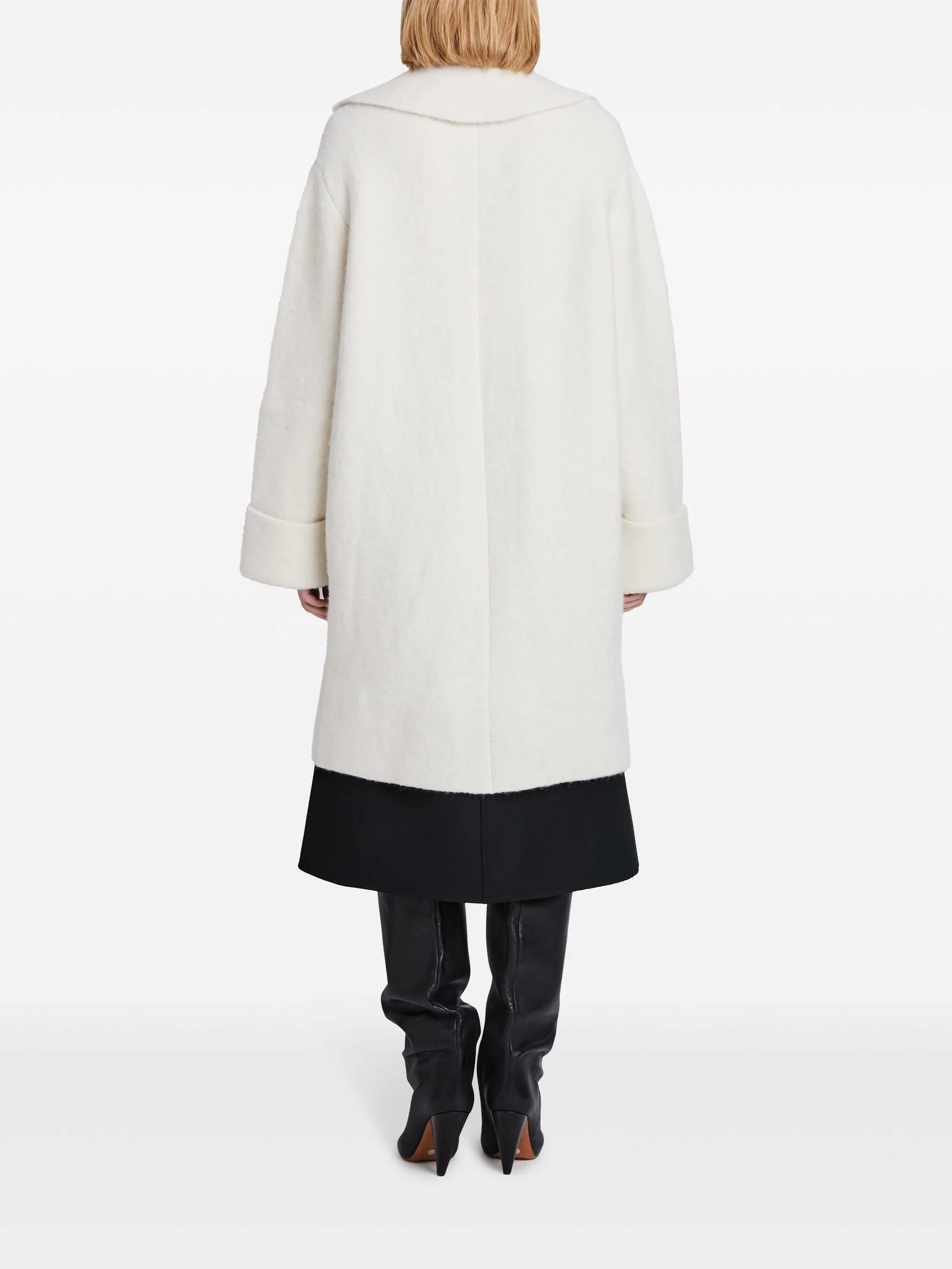 brushed single-breasted coat Overland Coats Sale