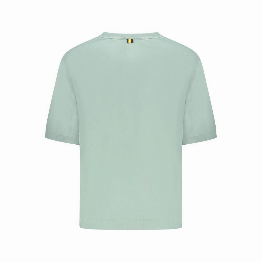 Old Man T Shirts K-WAY Green Cotton Women T-Shirt