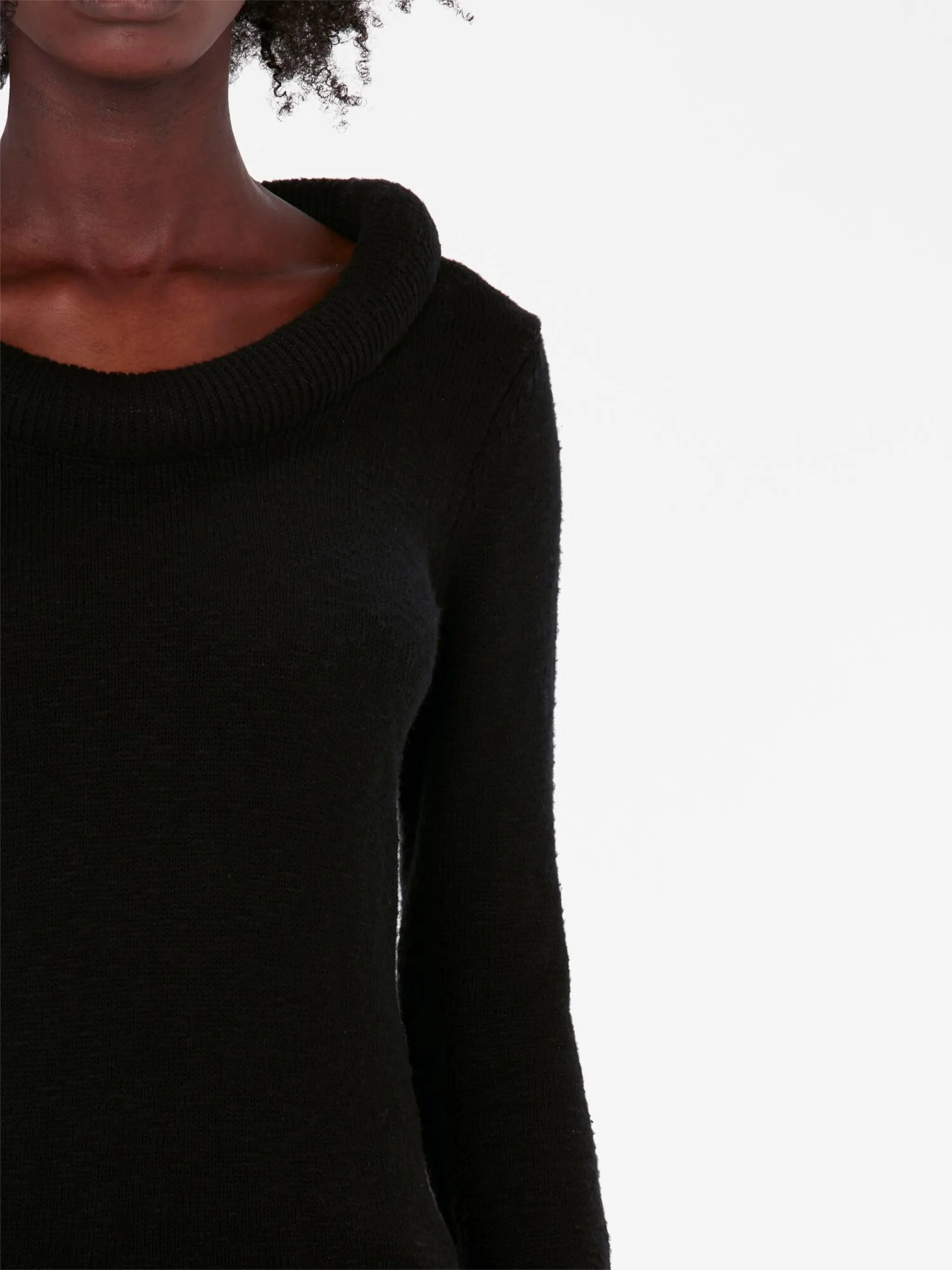 bumper-trim cotton jumper Buttons For Knitwear