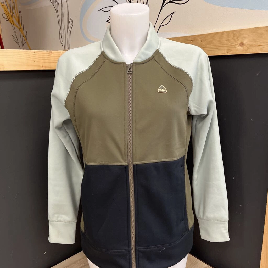 Burton - Women's Crown BND Jacket - MSRP $100: Black/Green-women-SM Leather Jackets