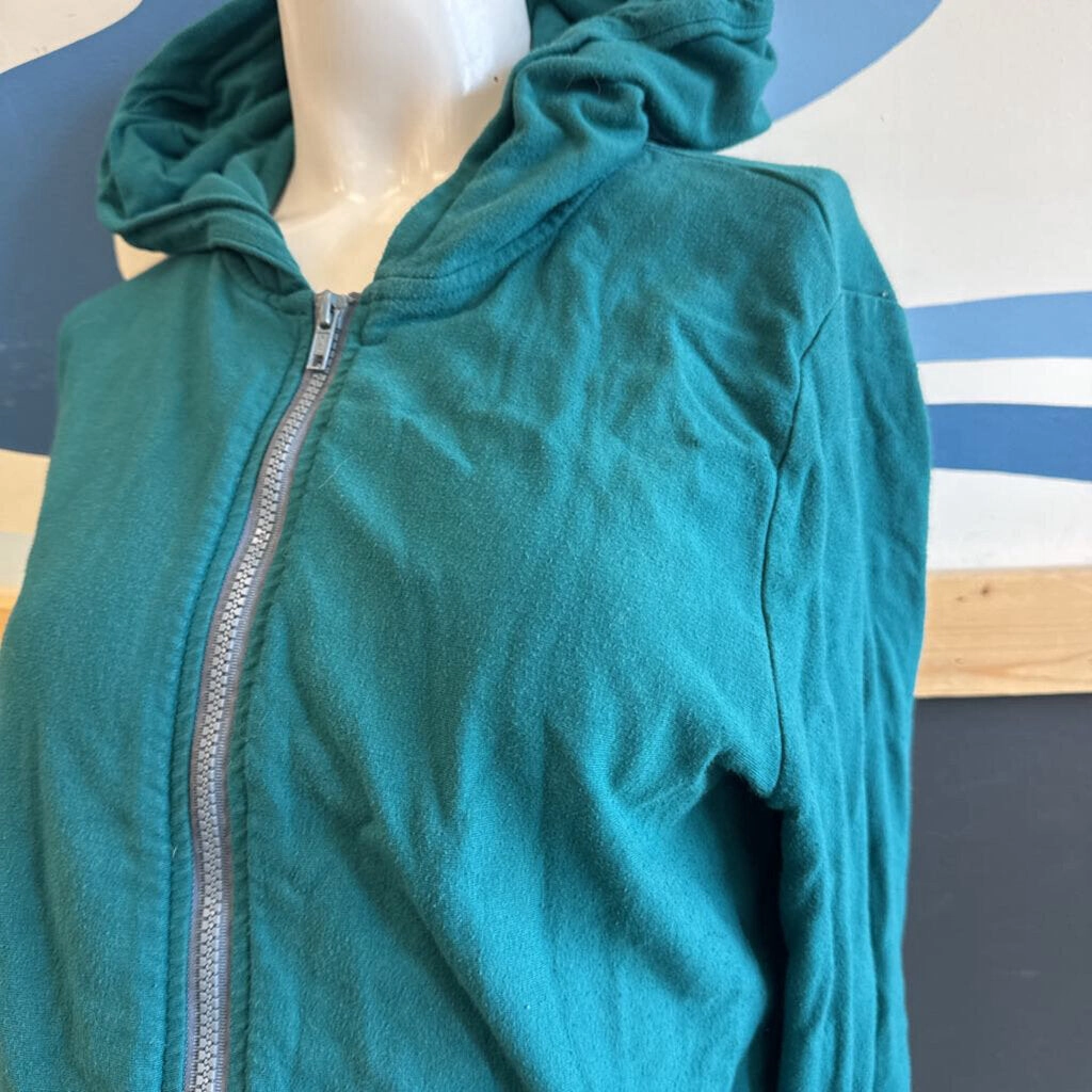 Buttercream - Women's Full-Zip Sweatshirt - MSRP $118: Teal -women-XL H And M Sweatshirts