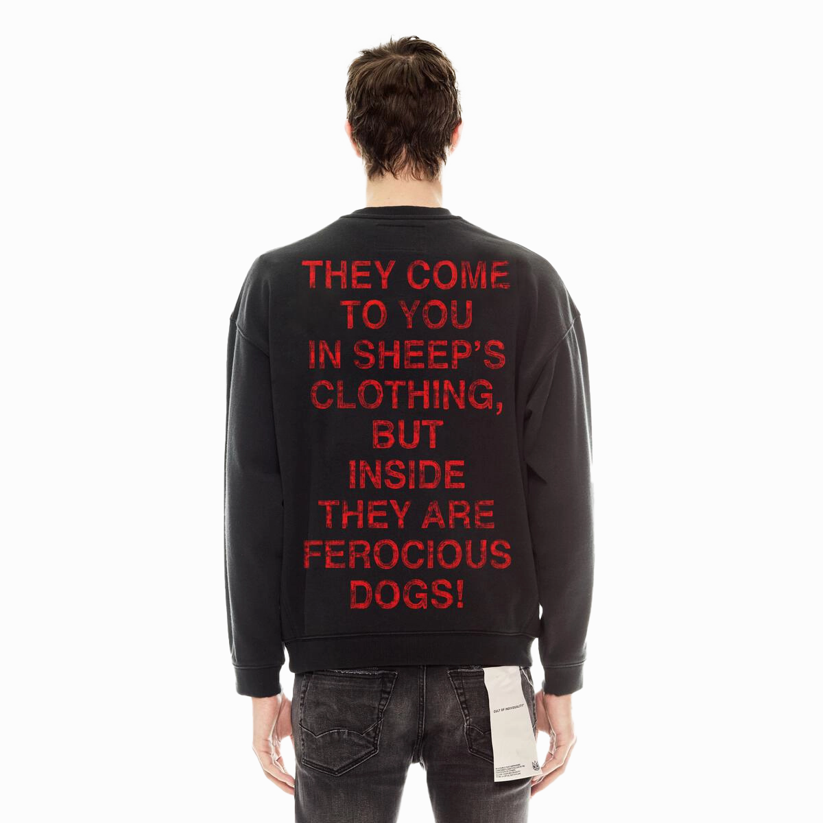 Cult of Individuality Men's Crew Neck Fleece Sweater Epic Sweatshirts The Musical