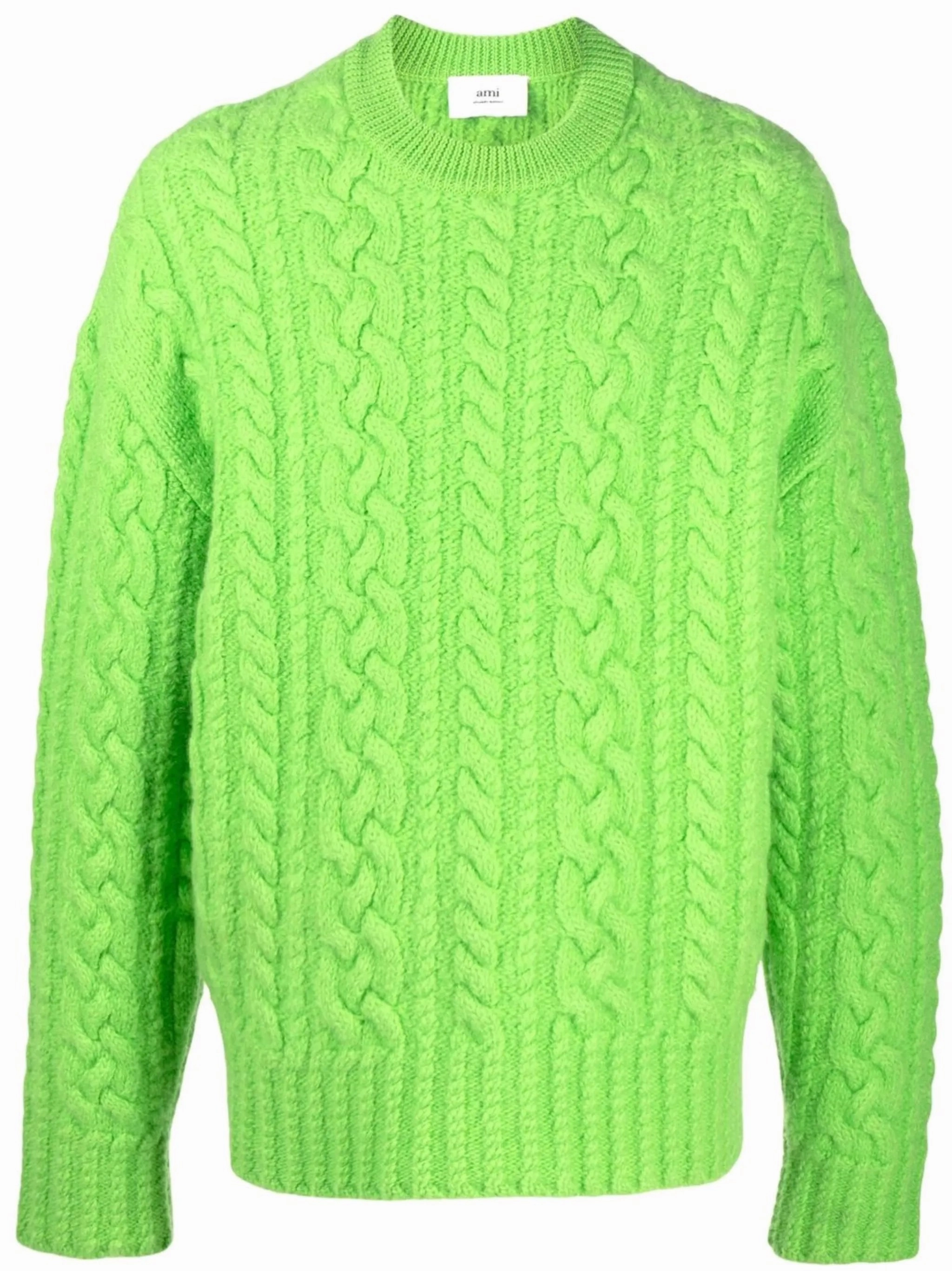 cable-knit crew-neck jumper Surf Knitwear