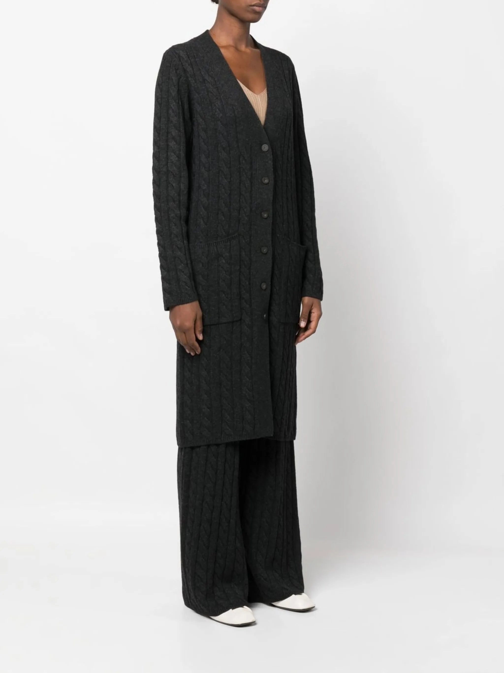 cable-knit midi cardigan Rain Knitwear