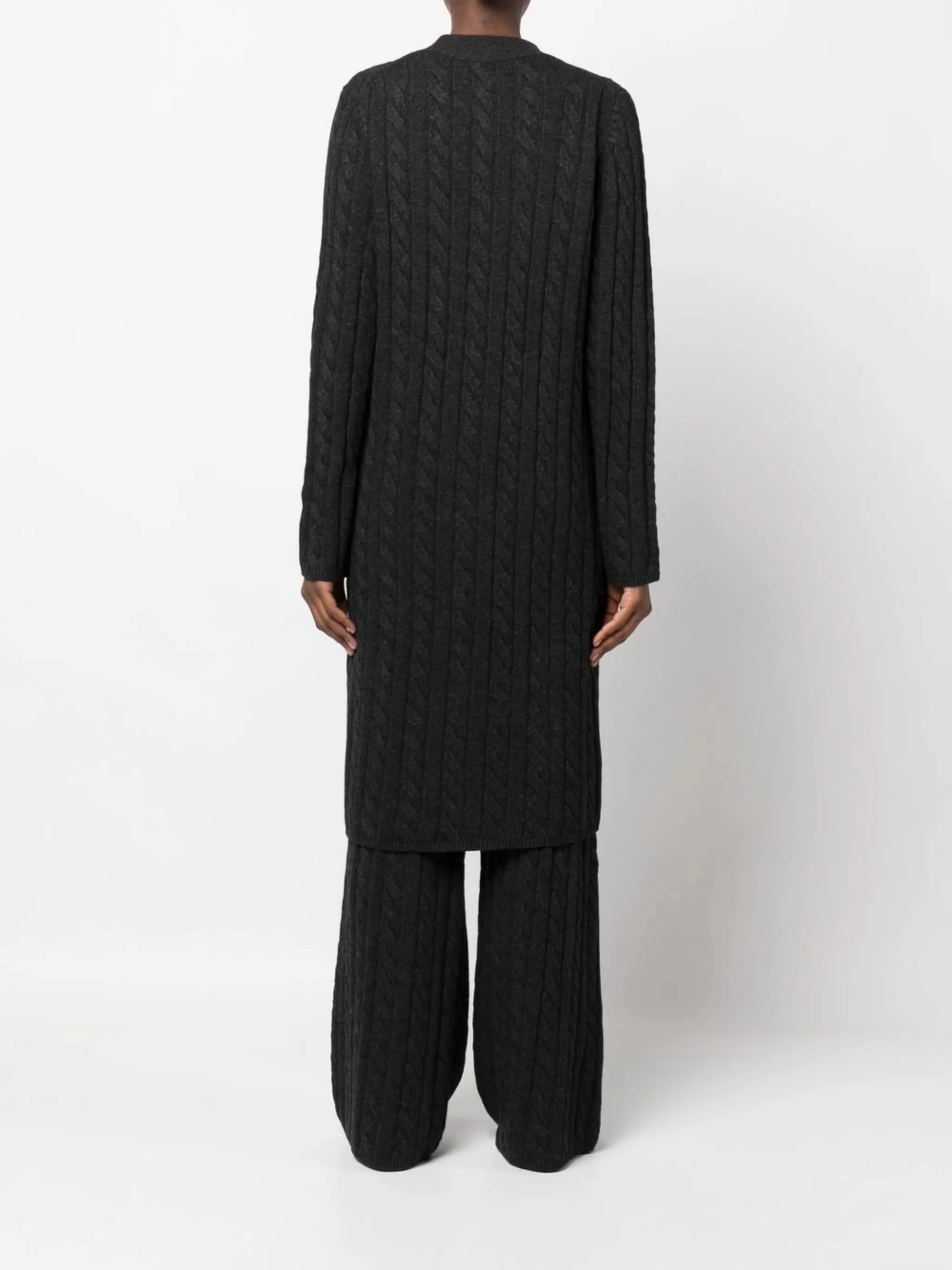 Deima Knitwear cable-knit midi cardigan