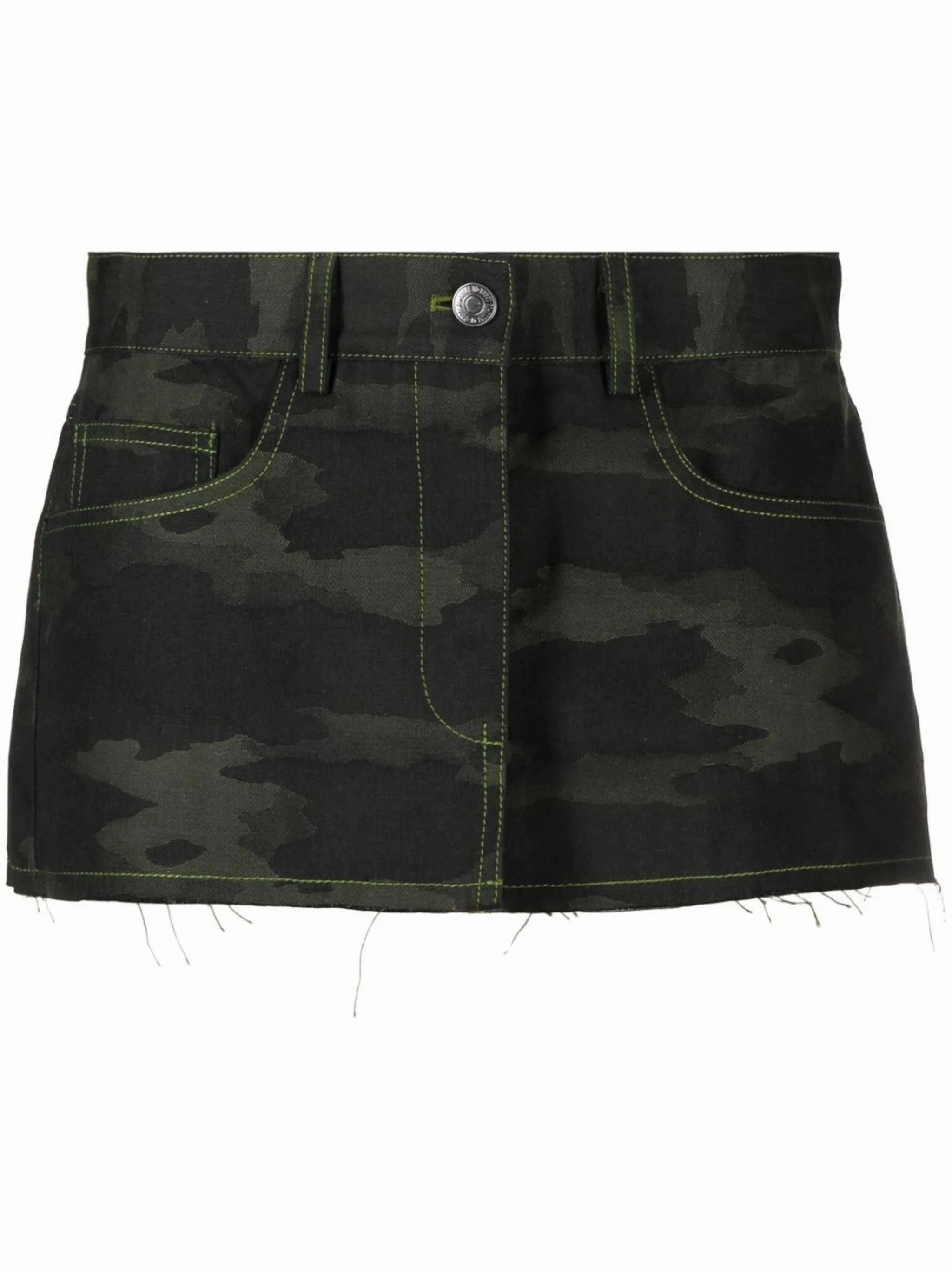 camo frayed mini skirt A Line Wedding Dress