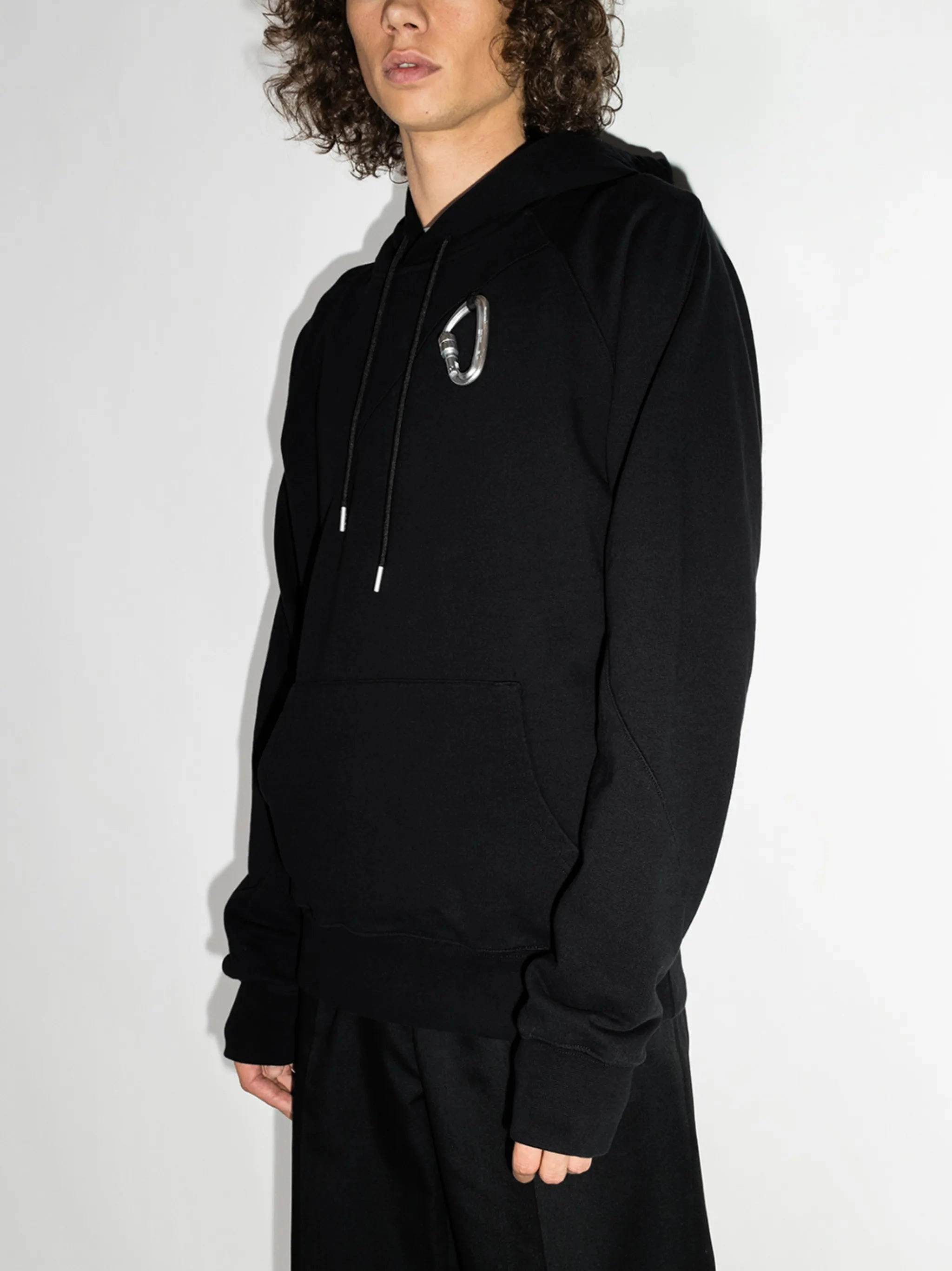 Common Bit Of Knitwear Carabiner cotton hoodie
