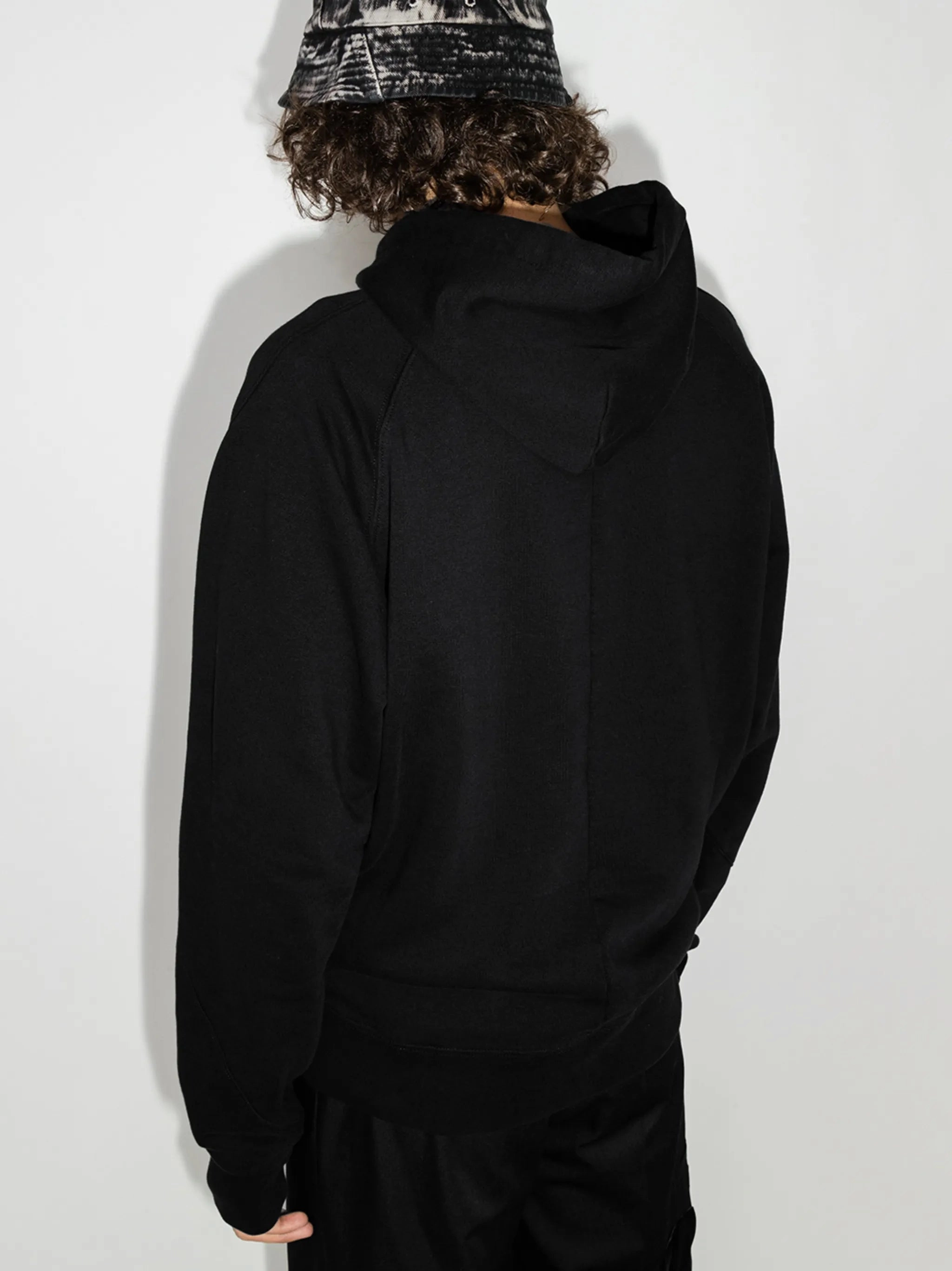 Carabiner cotton hoodie Christine Foley Knitwear
