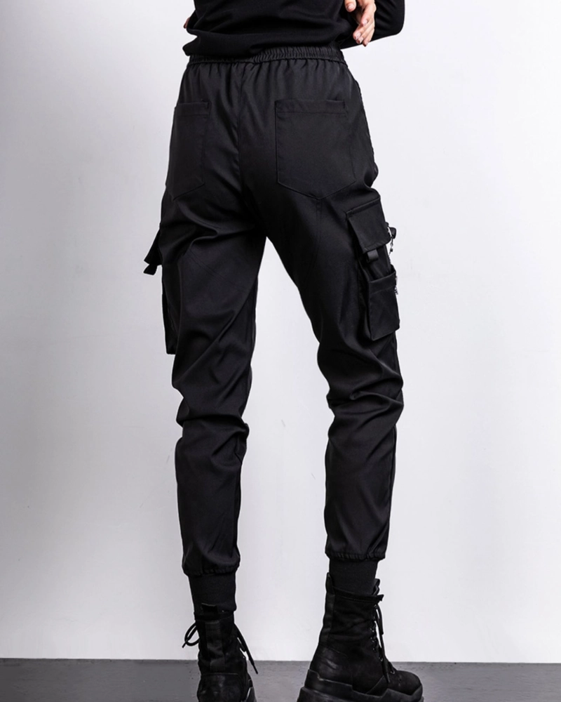 Cargo Pants With Buttons Slim Cargo Pants Womens