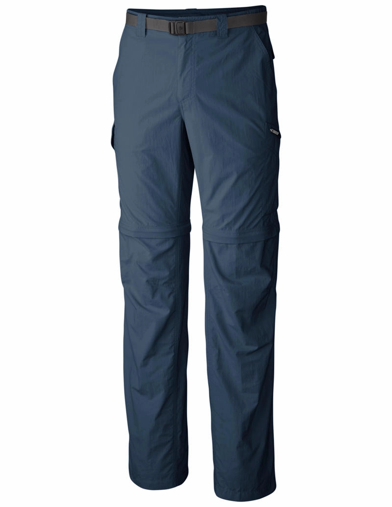 Columbia Men Purple Silver Ridge Convertible Pant (Sun Protection) Celebrities In Cargo Pants