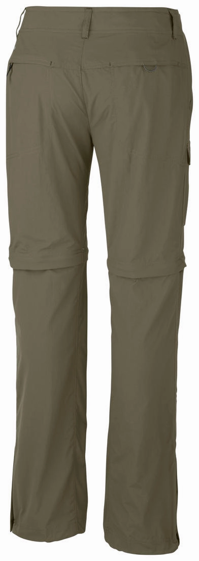 Columbia Women Green Silver Ridge Convertible Pant (Sun Protection) Cargo Pants Dressed Up