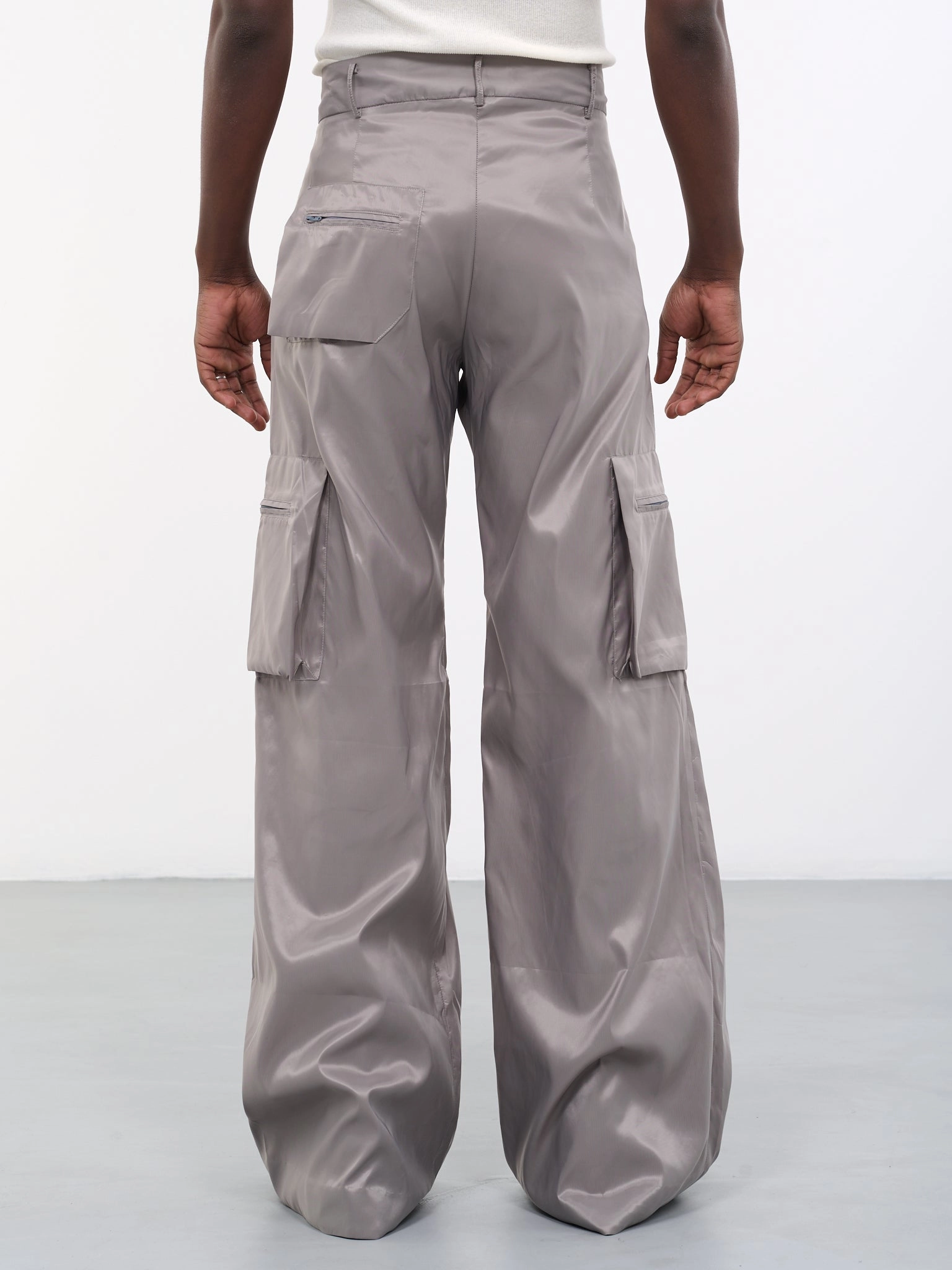 Cos Wide Leg Cargo Pants Cargo Pants (AE23TR09-GREY)