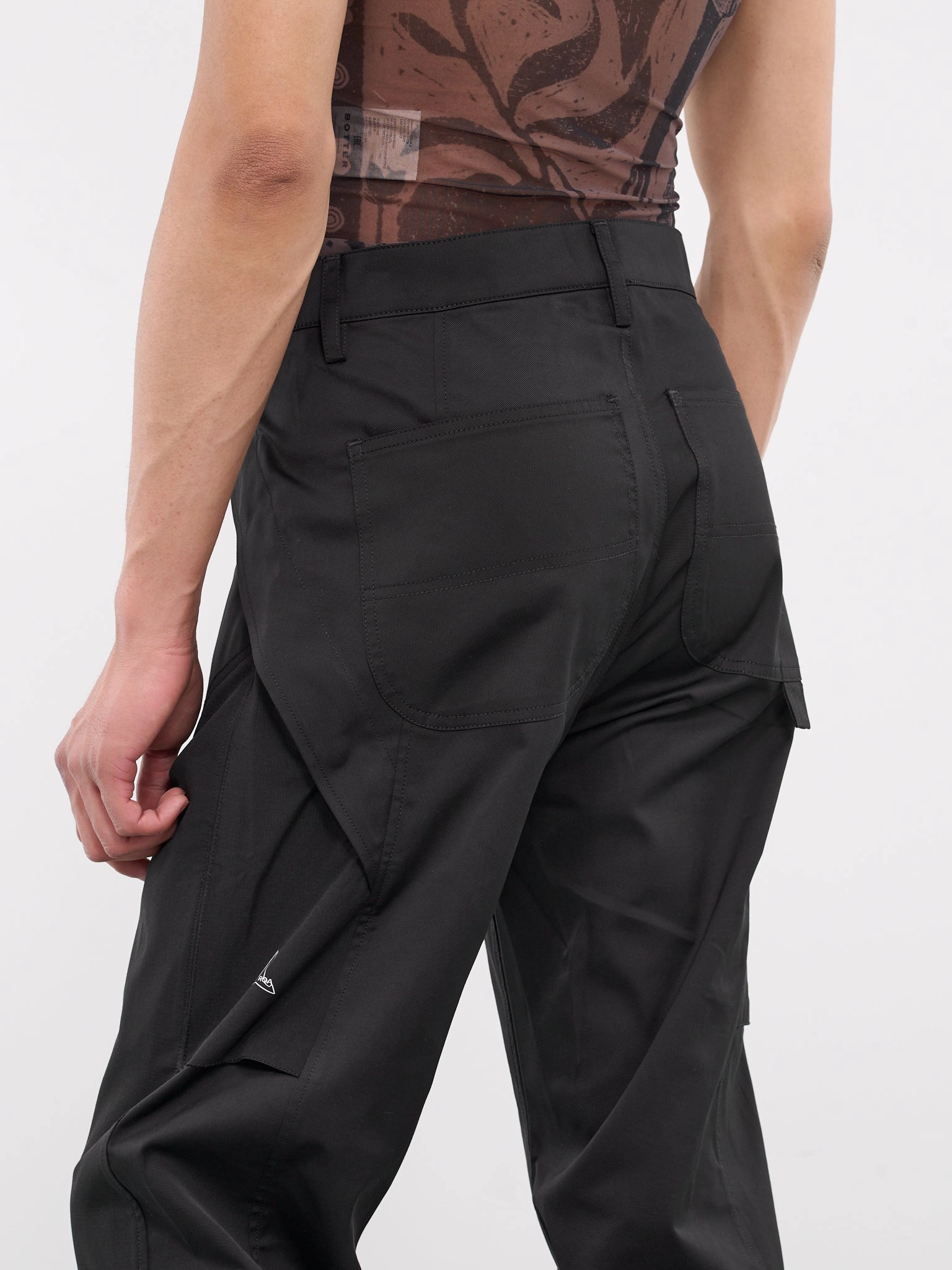 Cargo Trousers (RBMW069FA51-BLACK) Cargo Pants Sweatpants