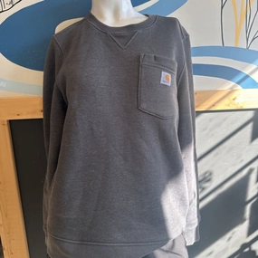 Sales On Sweatshirts Carhartt - Women's Sweatshirt - MSRP $64: Grey-women-SM