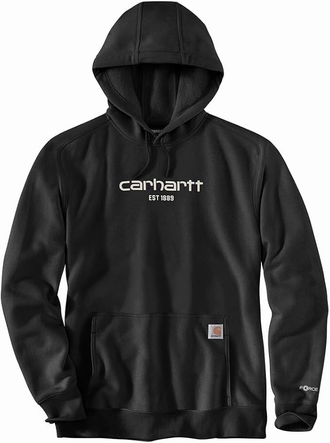 Carhartt Men's Force Relaxed Fit Lightweight Logo Graphic Sweatshirt 106655 Delaware Sweatshirts