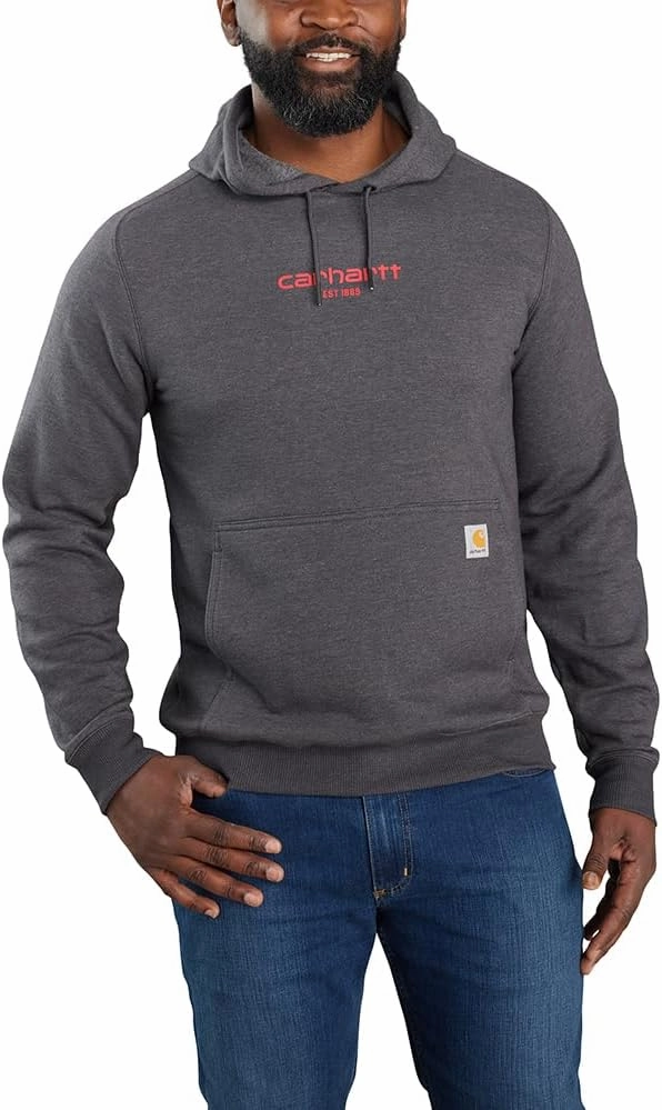 Carhartt Men's Force Relaxed Fit Lightweight Logo Graphic Sweatshirt 106655 Bonnie And Clyde Sweatshirts