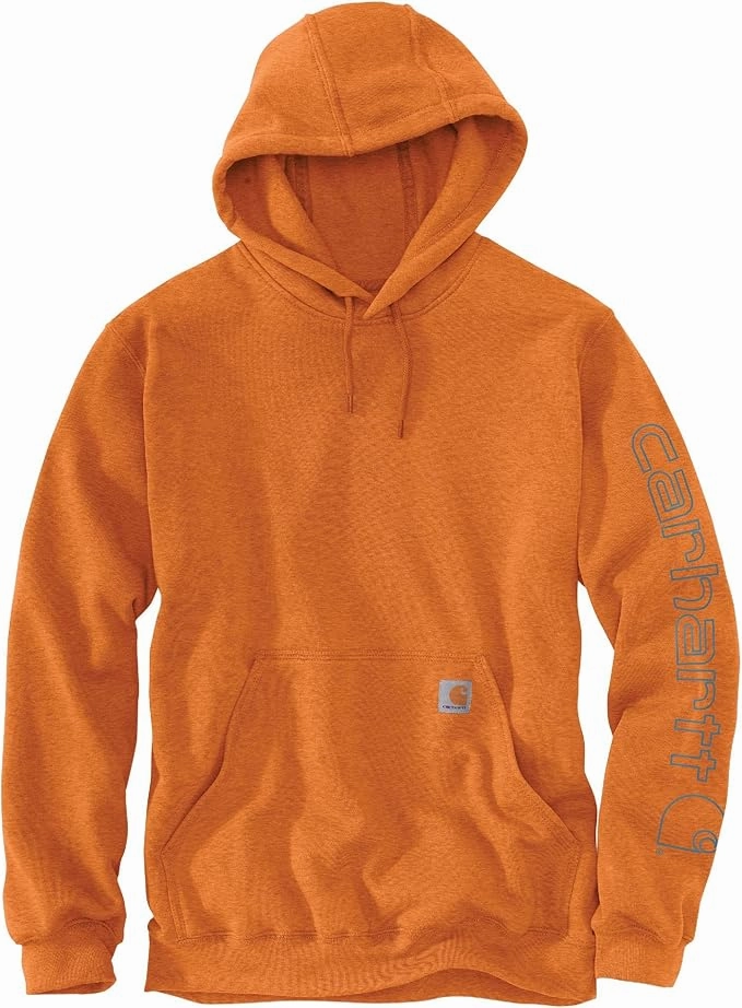 Carhartt Men's Loose Fit Midweight Logo Sleeve Graphic Sweatshirt Closeout Cna Sweatshirts