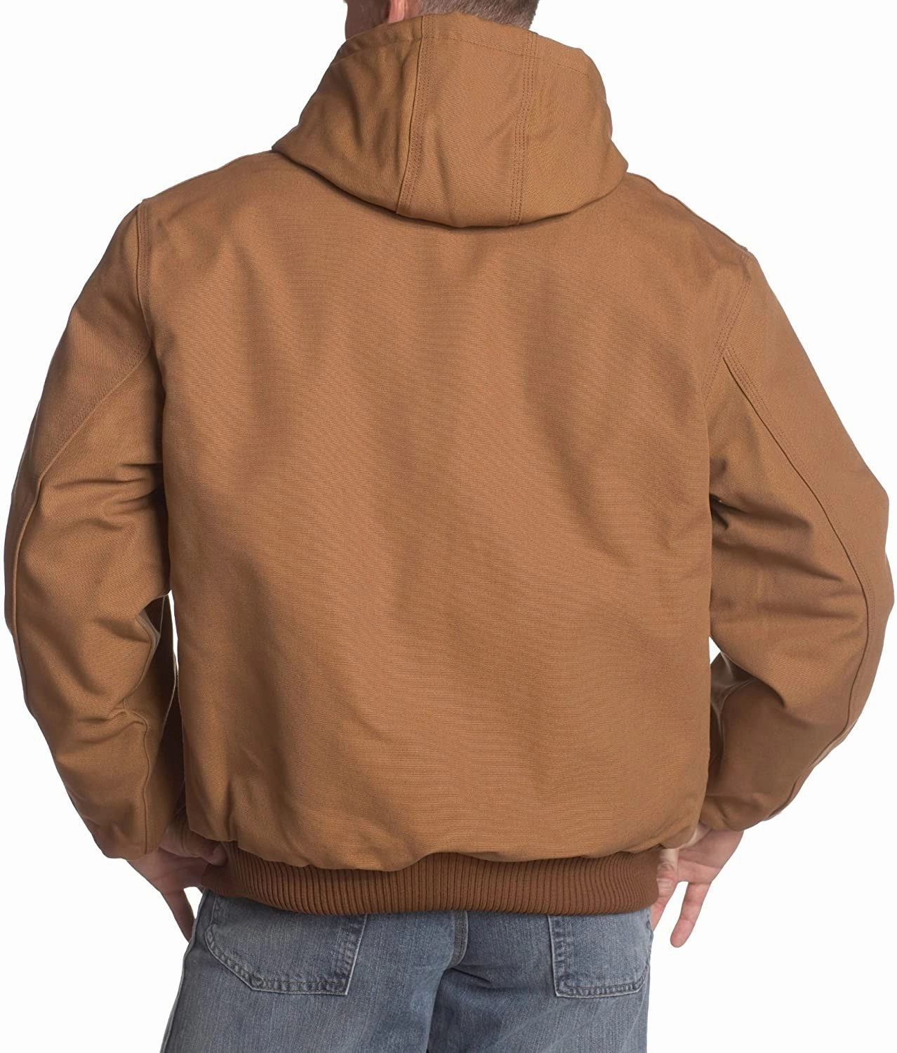 Carhartt Men's Quilted Flannel Lined Duck Active Jacket Coats 4050