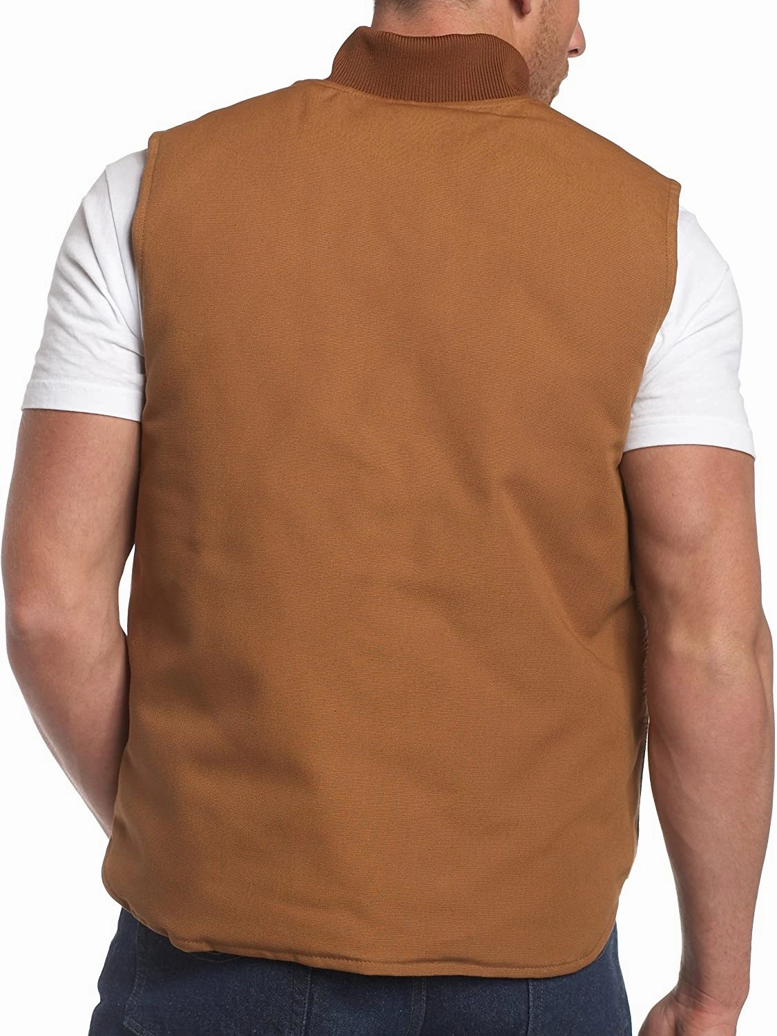 Pamela Mccoy Faux Fur Coats Carhartt Men's Relaxed Fit Firm Duck Insulated Rib Collar Vest