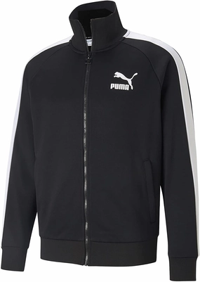 Comfy Plain Sweatshirts PUMA Men's Iconic T7 Track Jacket 530094
