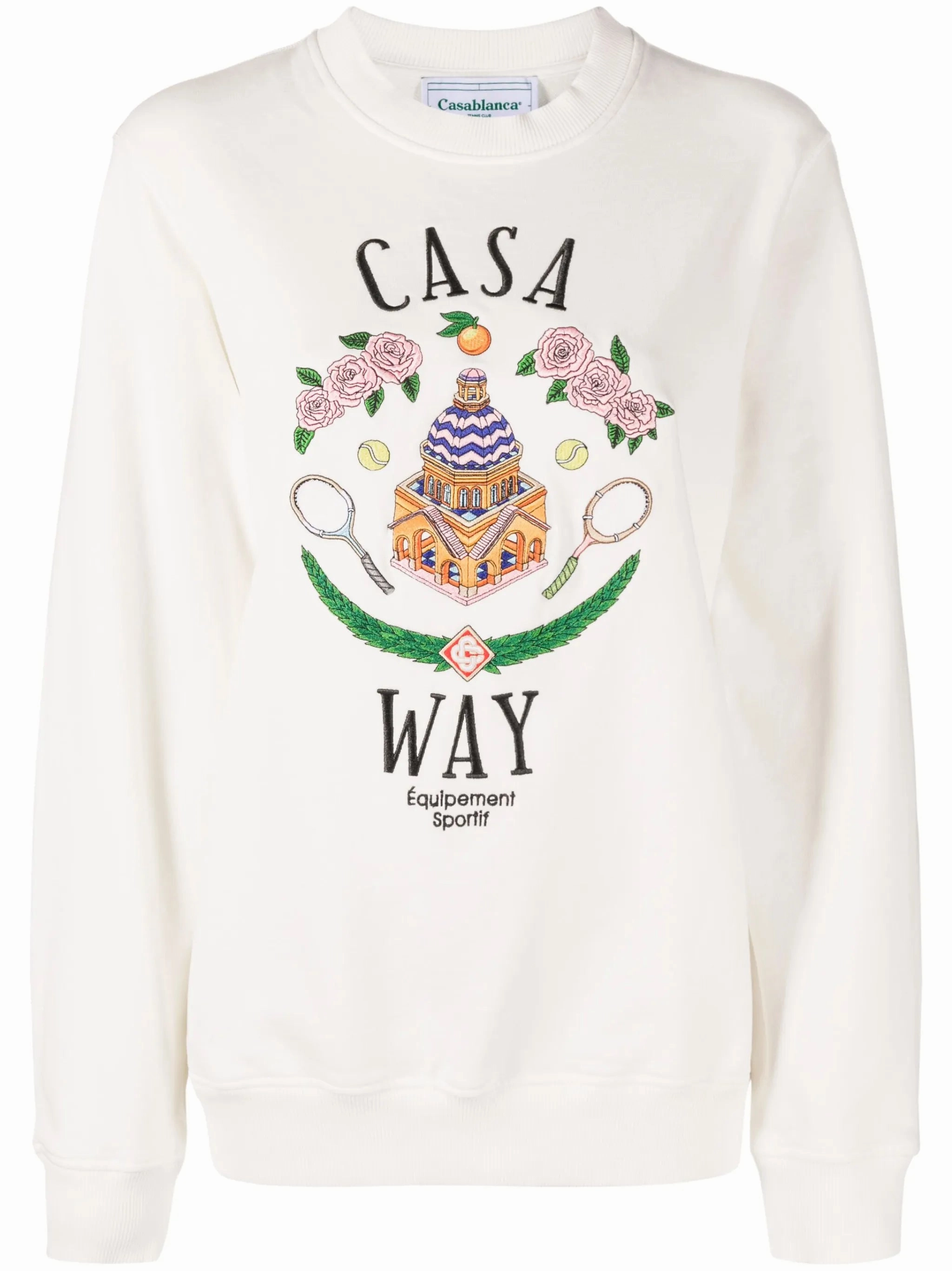 Sweatshirts Etsy Casa Way embroidered sweatshirt