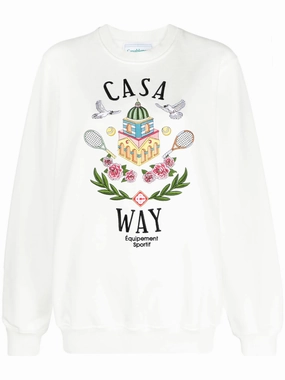 Casa Way embroidered sweatshirt Grateful Sweatshirts