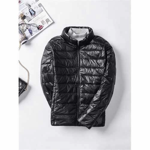 Casual Women Pure Color Long Sleeve Down Jackets C And A Jackets