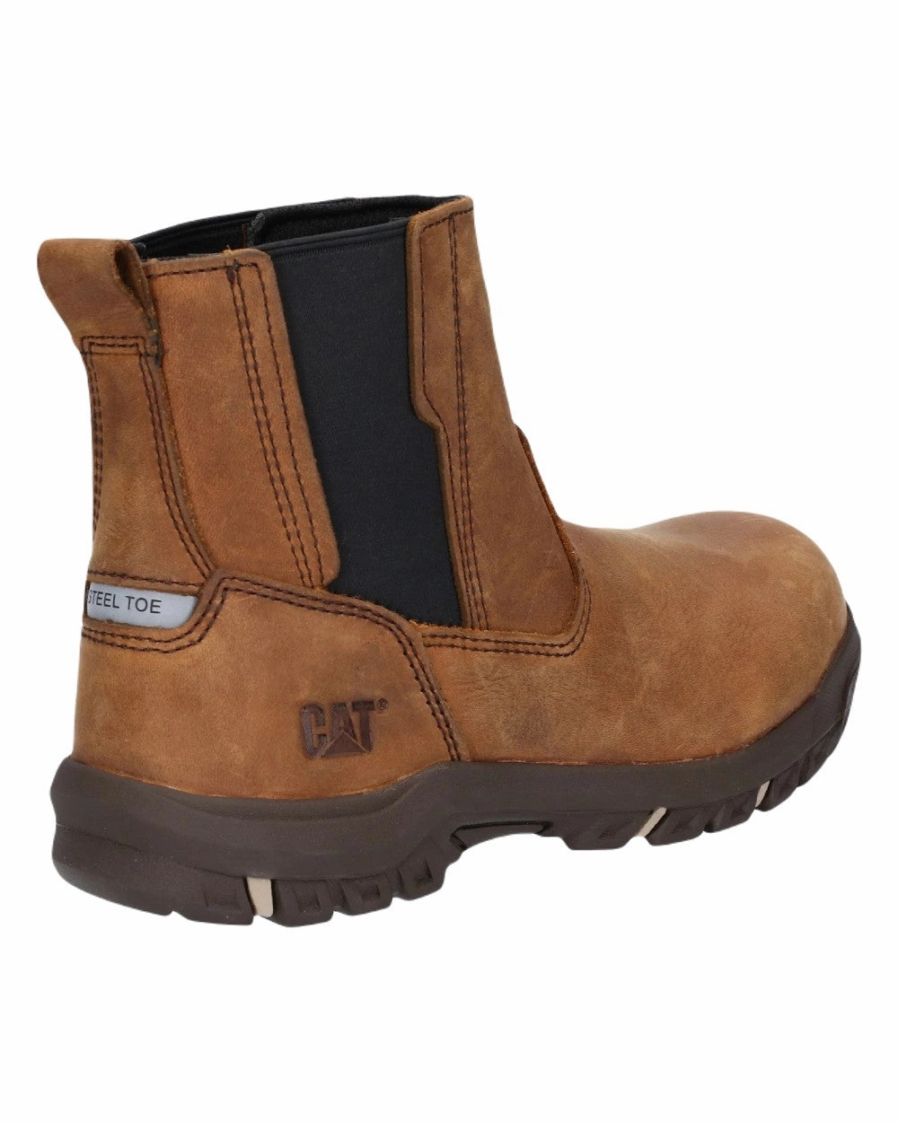 Boots Long Caterpillar Abbey Slip On Safety Boots