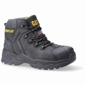 Caterpillar Everett S3 Wp Safety Boot Work Boots Composite Toe Waterproof